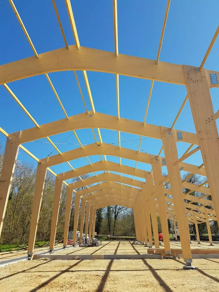 Projet en construction ossature bois Niort